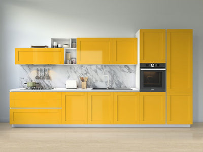 3M™ 2080 Gloss Sunflower Yellow Kitchen Cabinet Wraps