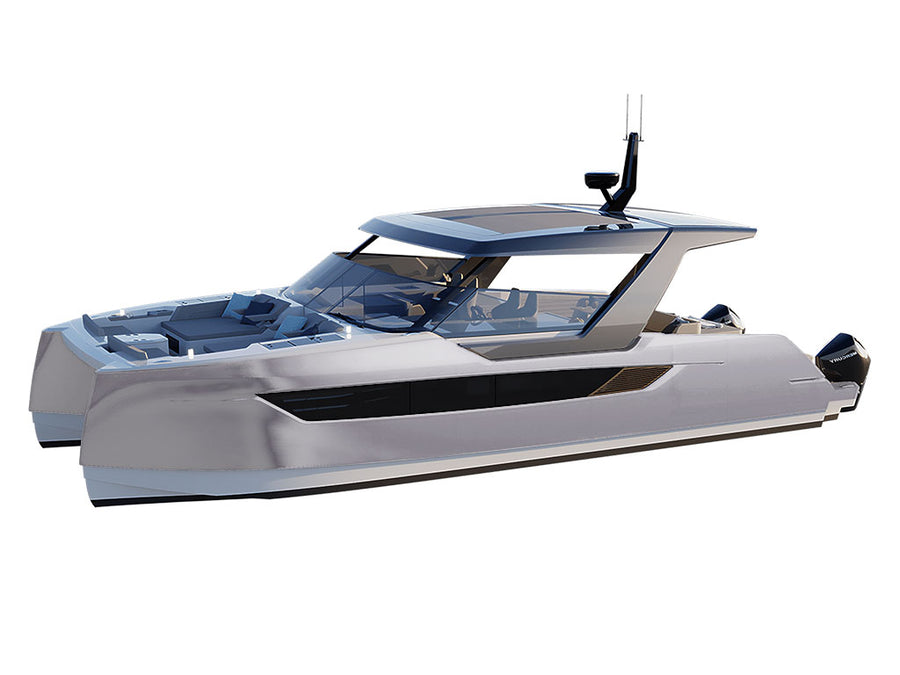 3M 2080 Gloss Storm Gray Catamaran Dual-Hull Vinyl Film Wraps