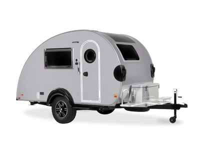 3M 2080 Gloss Storm Gray DIY Tear Drop Trailer Wraps
