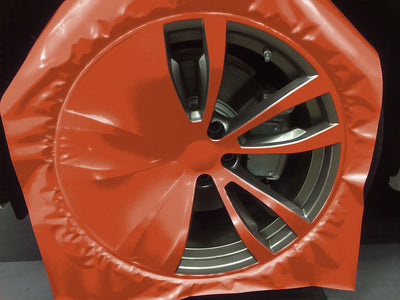3M™ 1080 Gloss Fiery Orange Custom Wheel Installation Process