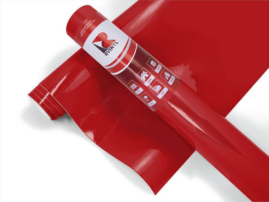 3M 2080 Gloss Flame Red Golf Cart Wrap Color Film