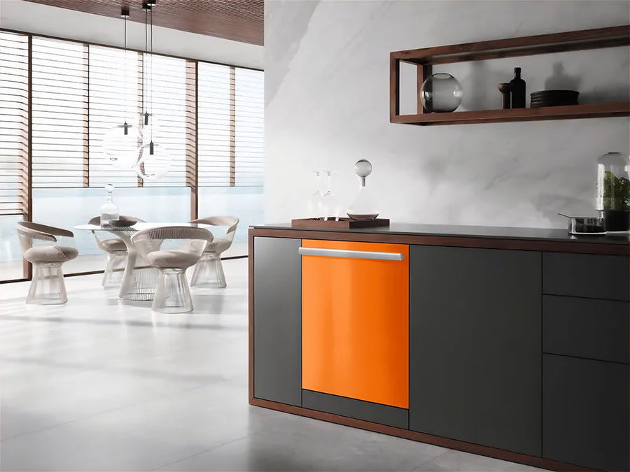 3M™ 2080 Gloss Bright Orange Wrapped Dishwasher Example