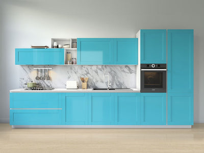 3M™ 2080 Gloss Sky Blue Kitchen Cabinet Wraps