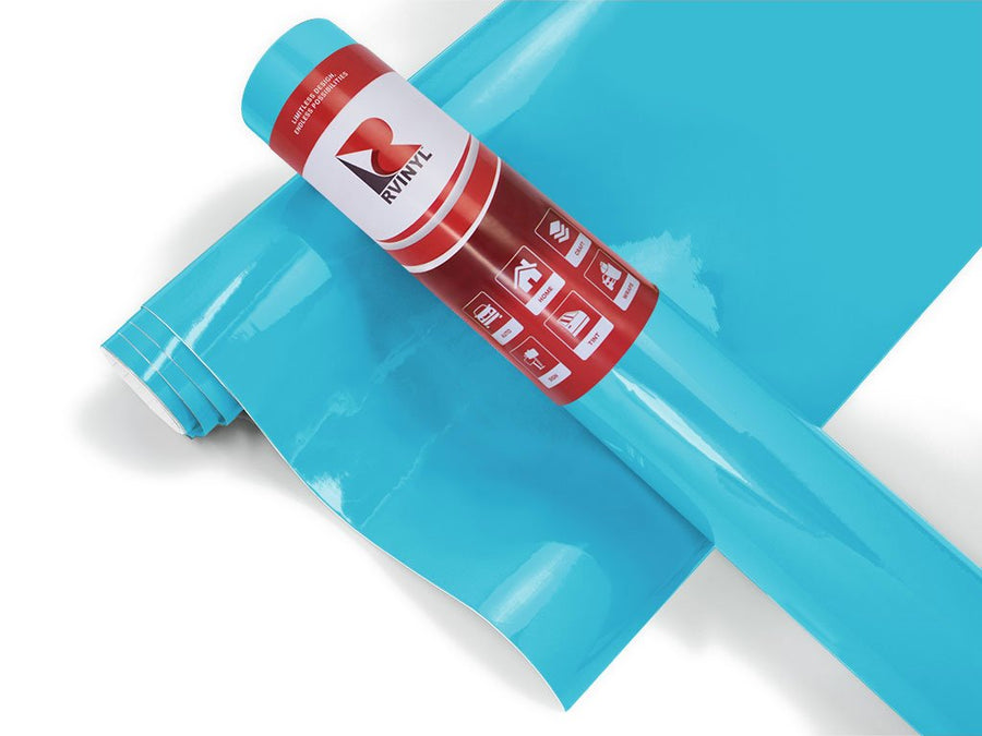 3M 2080 Gloss Sky Blue Kitchen Cabinet Wrap Color Film