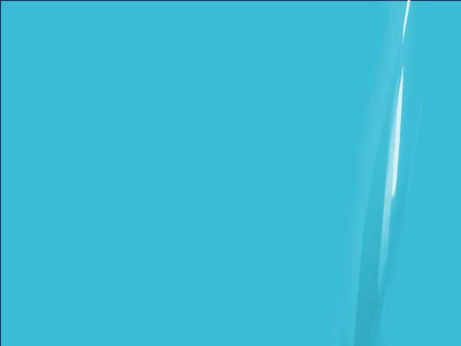 3M 2080 Gloss Sky Blue Bathroom Cabinet Wrap Color Swatch