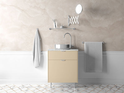 3M™ 2080 Gloss Light Ivory Bathroom Cabinet Wraps
