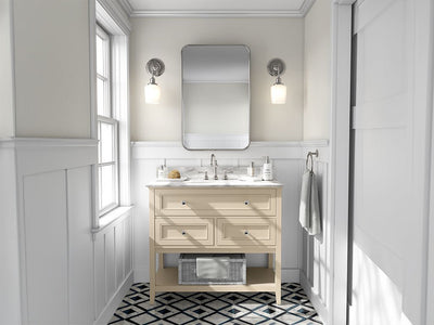 3M 2080 Gloss Light Ivory DIY Bathroom Cabinet Wraps