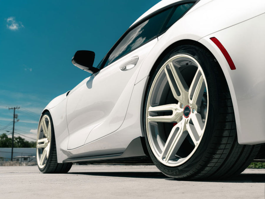 3M™ 2080 Gloss Light Ivory Wrapped Rim Example