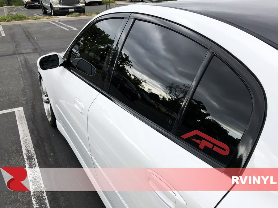 3M 2080 Series Gloss Black Wrap For Infiniti G35 Rear Driver Window