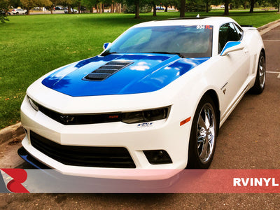 3M™ 2080 Series - Gloss Blue Fire DIY Hood Wrap
