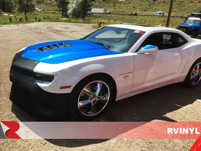 3M™ 2080 Series - Gloss Blue Fire Wrapped Hood