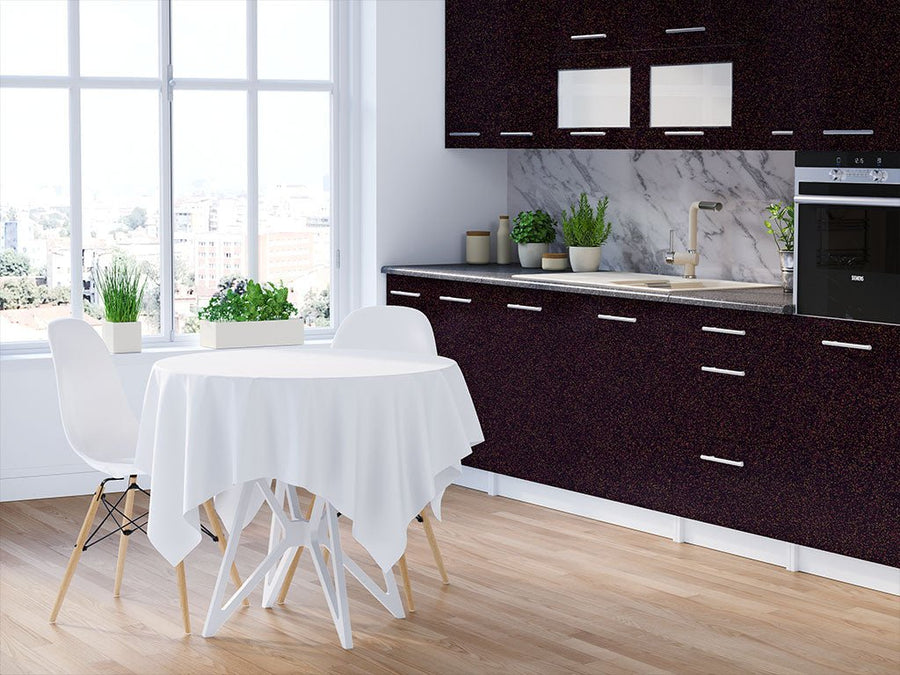 3M 2080 Gloss Ember Black DIY Kitchen Cabinet Wraps