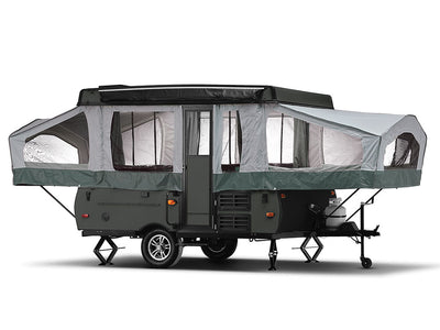 3M 2080 Matte Black DIY Truck Camper Wraps