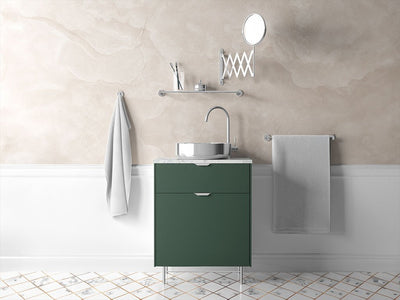 3M™ 2080 Matte Pine Green Metallic Bathroom Cabinet Wraps