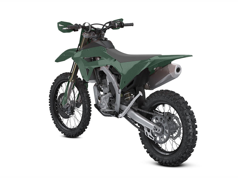 3M 2080 Matte Pine Green Metallic Dirt Bike Vinyl Wraps