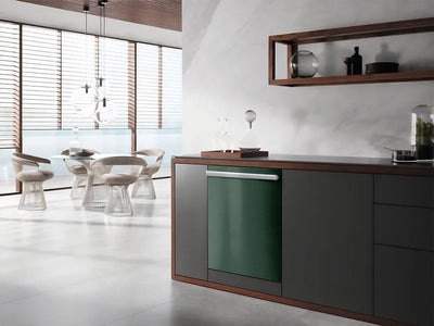 3M™ 2080 Matte Pine Green Metallic Wrapped Dishwasher Example