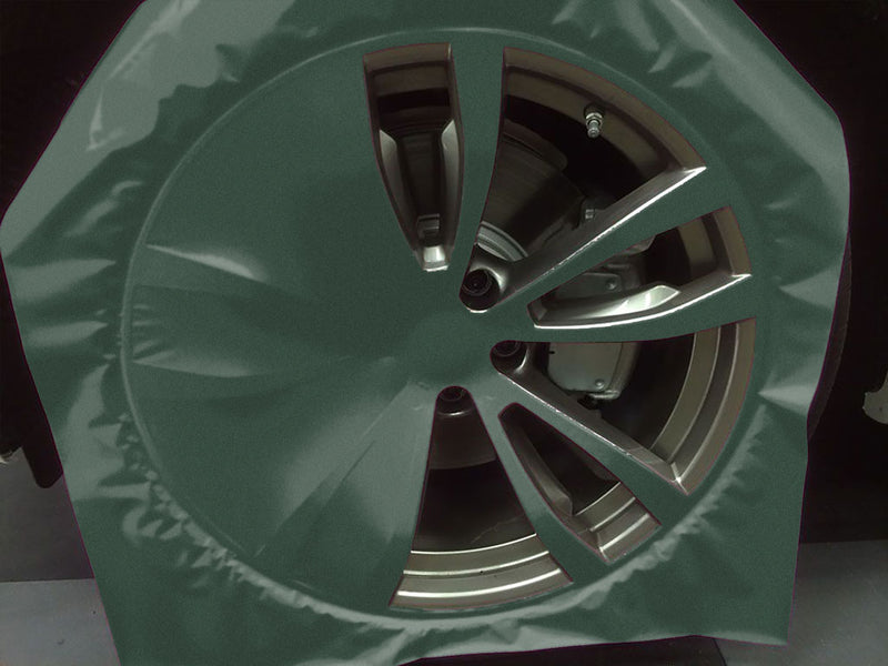 3M™ 2080 Matte Pine Green Metallic Custom Wheel Installation Process