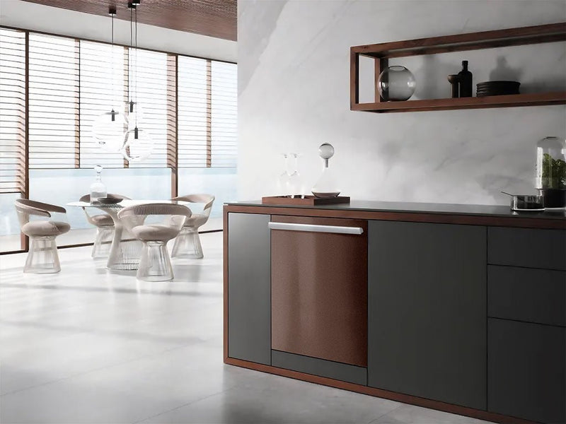3M™ 2080 Matte Brown Metallic Wrapped Dishwasher Example