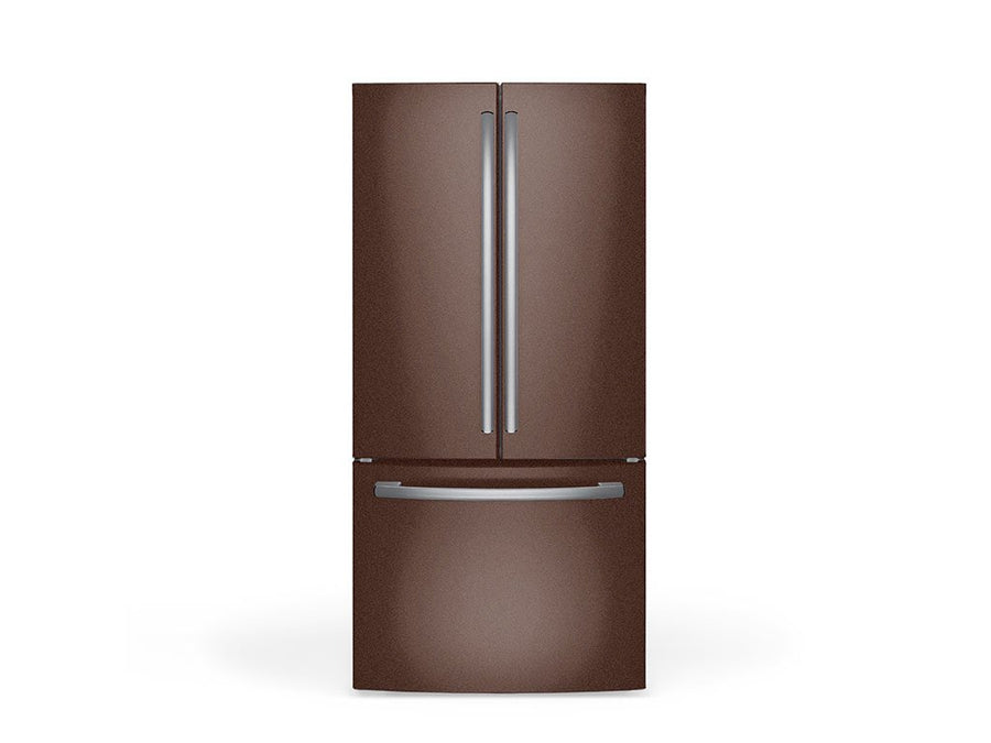 3M 2080 Matte Brown Metallic DIY Built-In Refrigerator Wraps