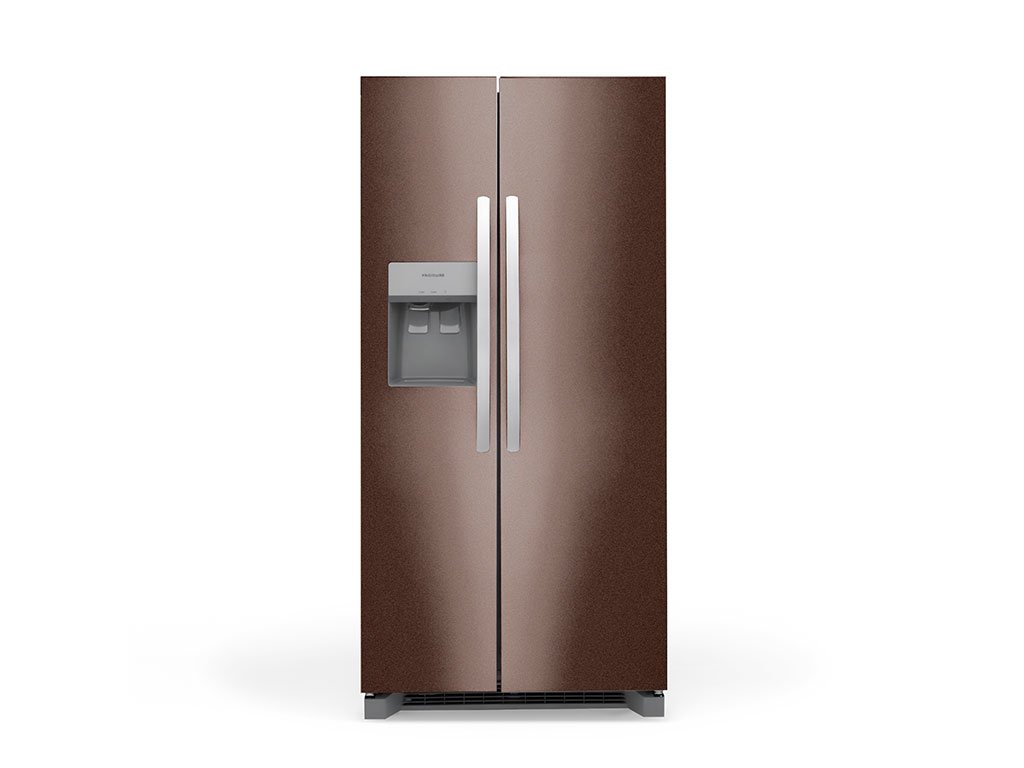 リラックション S ブラウン マット 3M™ 2080 Matte Brown Metallic Refrigerator Wraps | Fridge Wraps