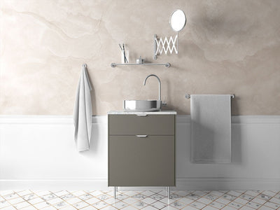 3M™ 2080 Matte Charcoal Metallic Bathroom Cabinet Wraps