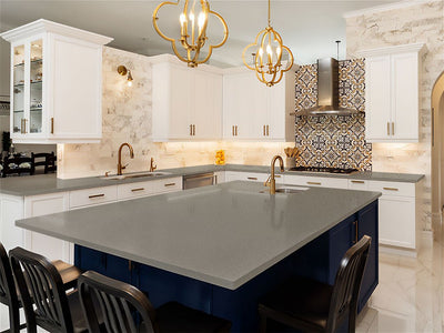 3M 2080 Matte Charcoal Metallic DIY Kitchen Counter Wraps