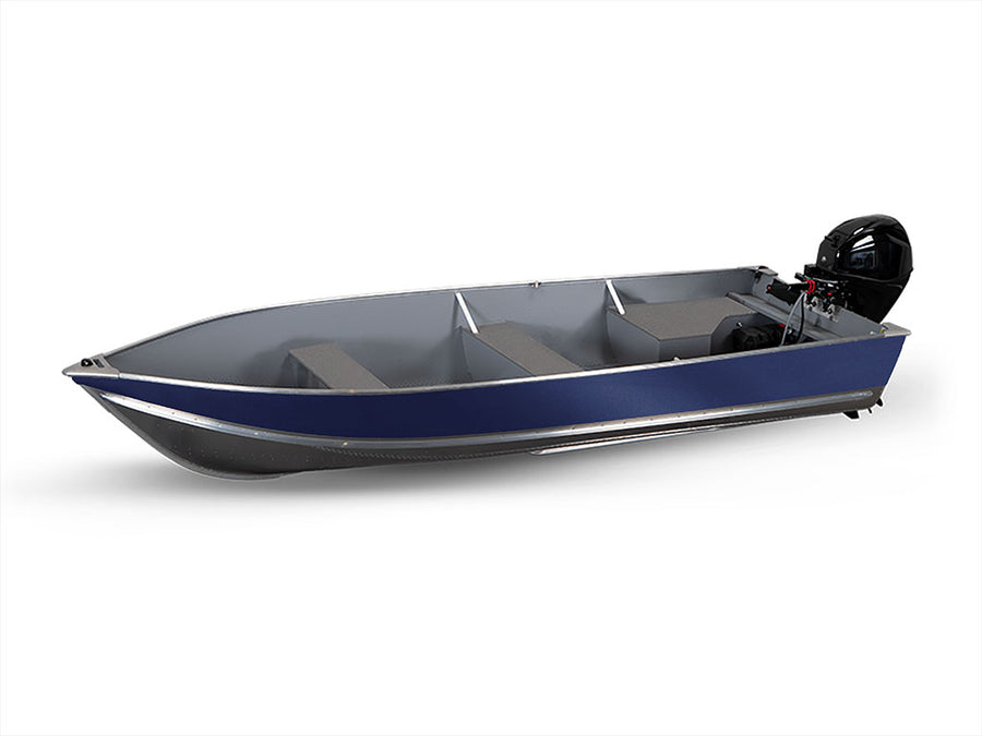 3M 2080 Matte Slate Blue Metallic Pontoon Vinyl Film Wraps