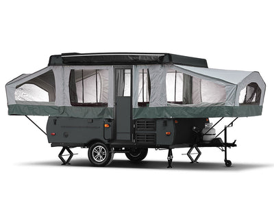 3M 2080 Matte Deep Black DIY Truck Camper Wraps