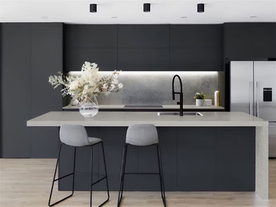 3M™ 2080 Matte Gray Aluminum Kitchen Countertop Wraps