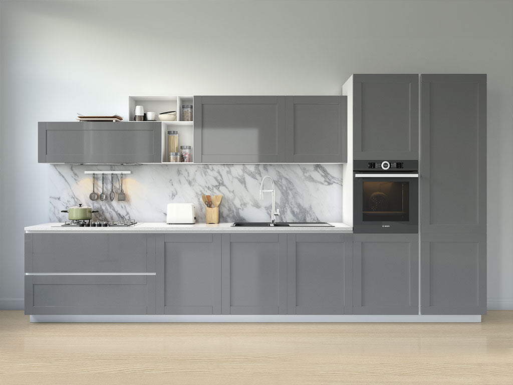 3M™ 2080 Matte Dark Gray Kitchen Cabinet Wraps | Cabinetry Wraps