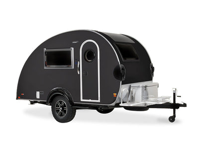 3M 2080 Satin Black DIY Tear Drop Trailer Wraps