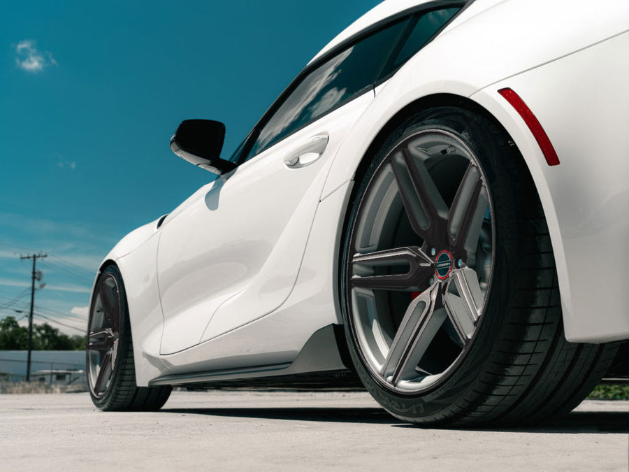3M™ 2080 Satin Black Wrapped Rim Example