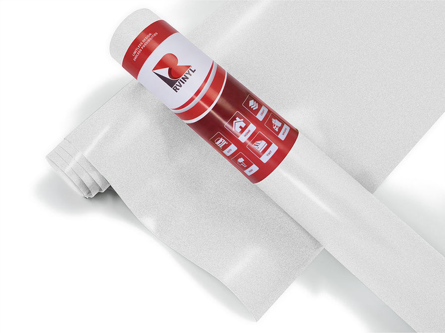 3M 2080 Satin White Aluminum Bike Vehicle Wraps