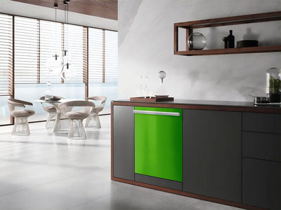 3M™ 2080 Satin Apple Green Wrapped Dishwasher Example