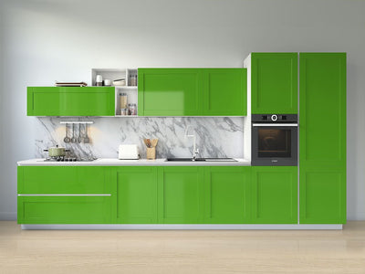 3M™ 2080 Satin Apple Green Kitchen Cabinet Wraps