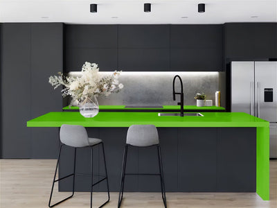 3M™ 2080 Satin Apple Green Kitchen Countertop Wraps