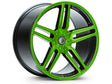 3M™ 2080 Satin Apple Green Vinyl Rim Wrap