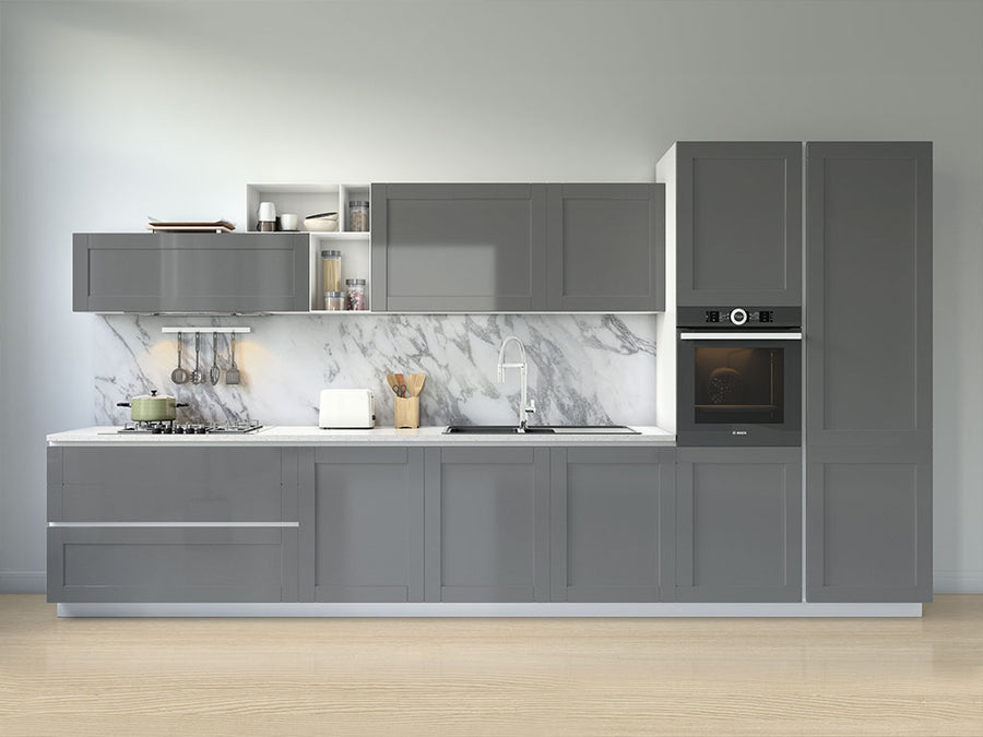 3M™ 2080 Satin Dark Gray Kitchen Cabinet Wraps