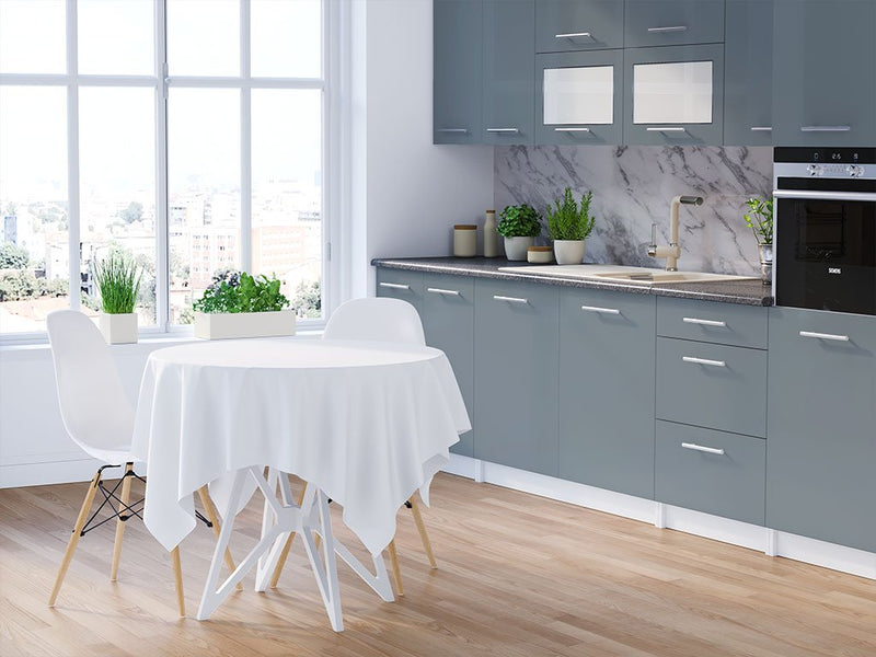 3M 2080 Satin Battleship Gray DIY Kitchen Cabinet Wraps