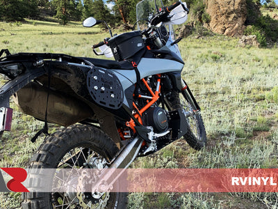 3M™ 2080 Series Satin Battleship Gray Custom Dirt Bike Wrap