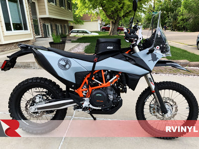 3M™ 2080 Series Satin Battleship Gray Custom Dirt Bike Wrap