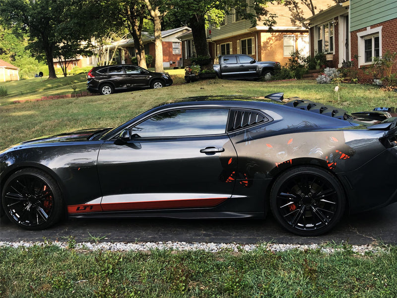 3M 2080 Satin Gold Dust Black Car Wrap