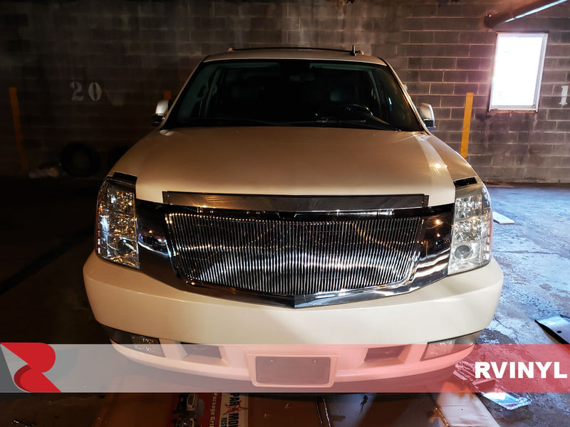 3M 2080 Satin Pearl White Hood Custom Wrap