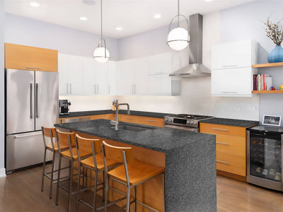 3M 2080 Shadow Black Custom Kitchen Counter Wraps