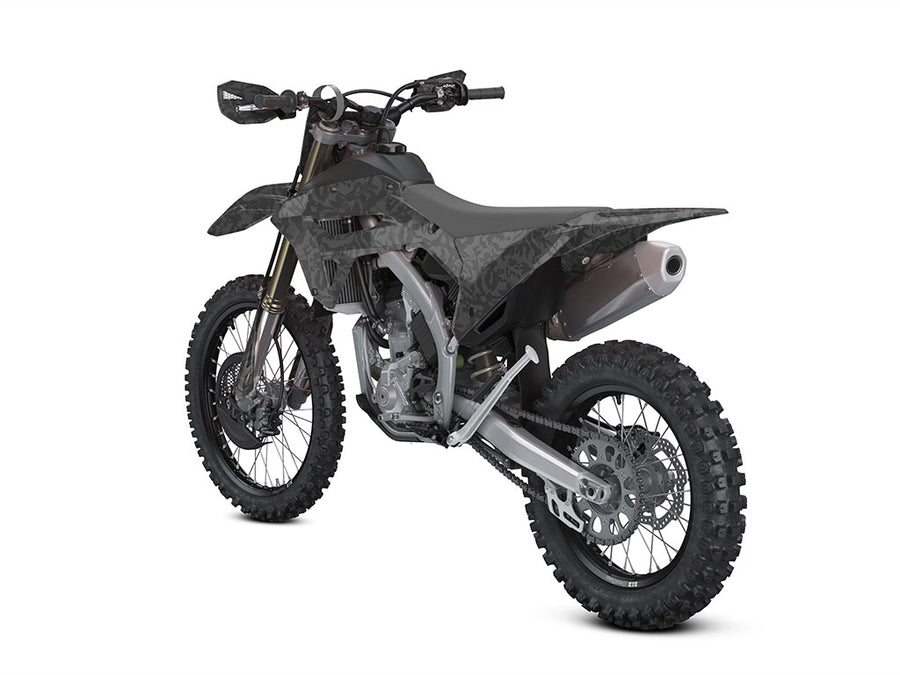 3M 2080 Shadow Black Dirt Bike Vinyl Wraps