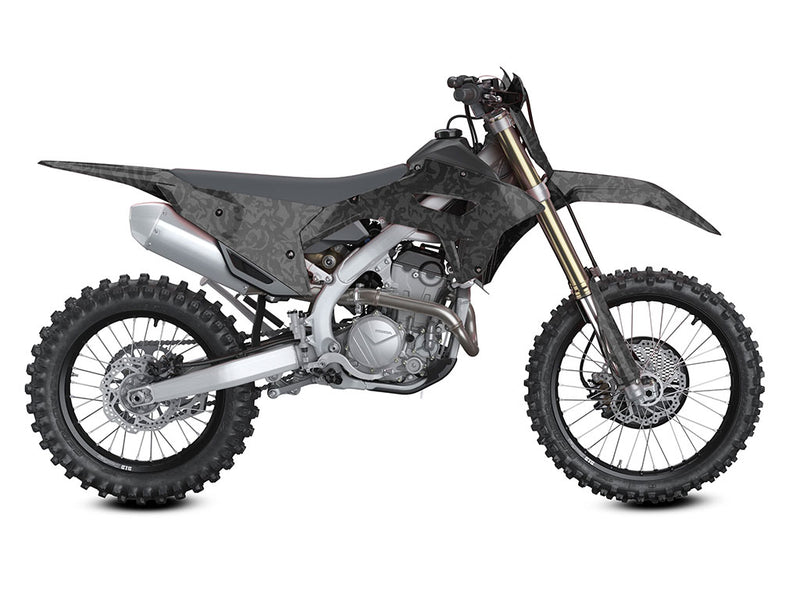 3M 2080 Shadow Black Dirt Bike Wraps