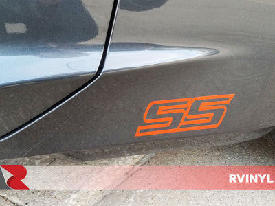 3M™ Wrap Film Series 2080 Gloss Fiery Orange Custom Camaro Logo Wrap