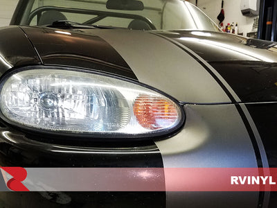 3M Series 2080 Installed Matte Dark Gray DIY Racing Stripe