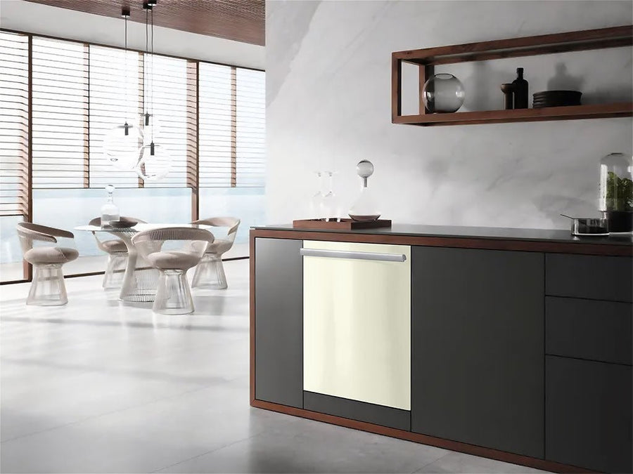 3M™ 2080 Satin Pearl White Wrapped Dishwasher Example