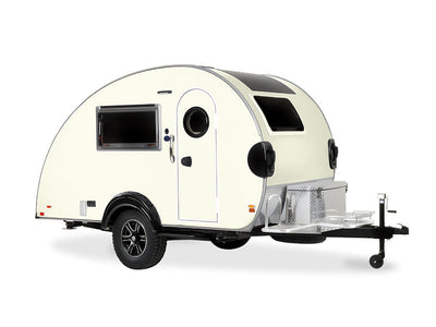 3M 2080 Satin Pearl White DIY Tear Drop Trailer Wraps